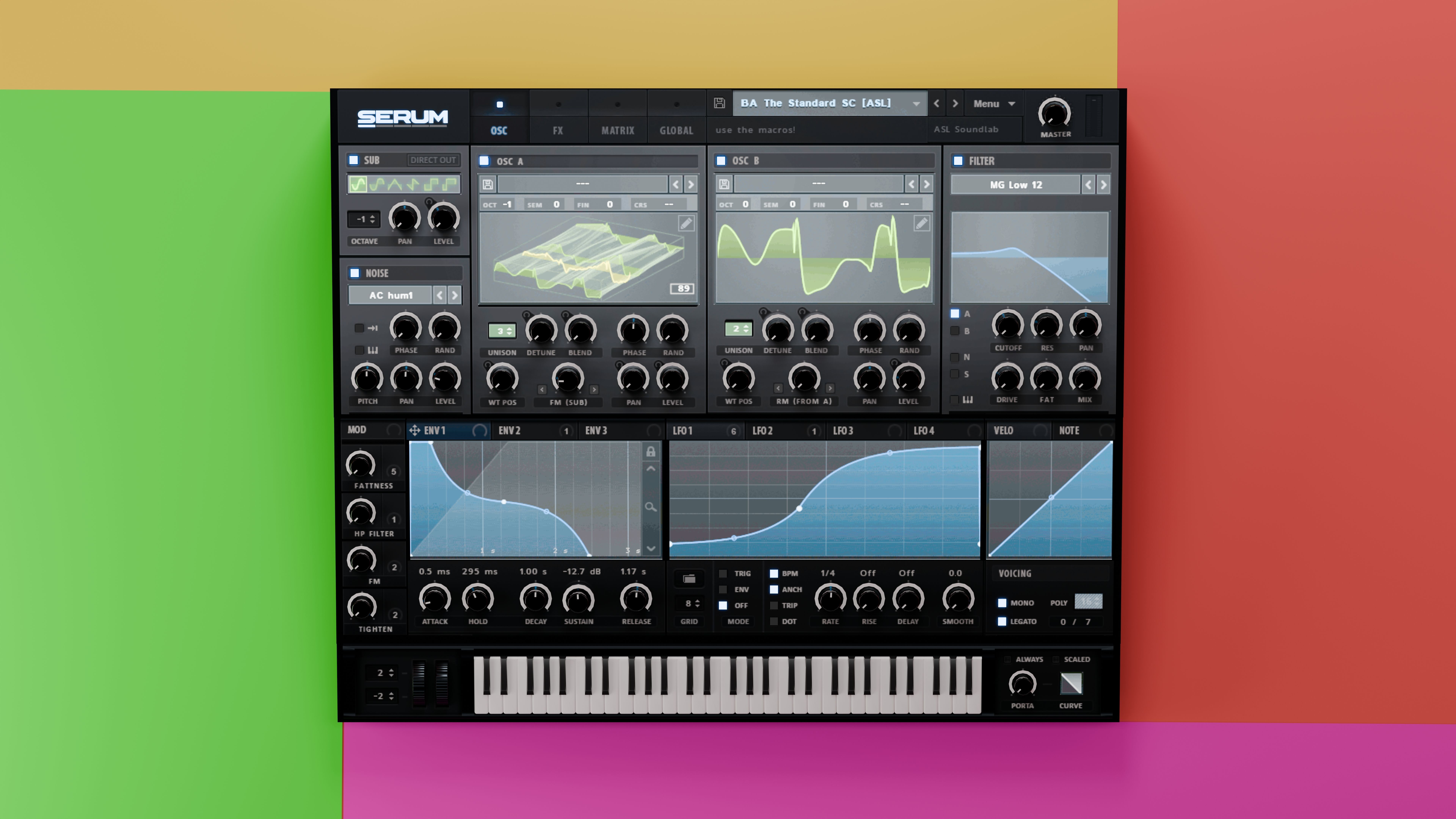 Serum1 VST by Xfer Records - Synthesizer 3D Model 3D model_9