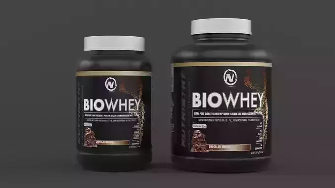 Protein Powder 3D model
