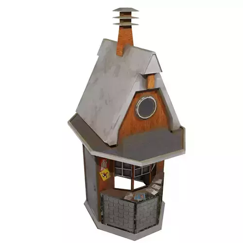 German 1940s Ticket Booth