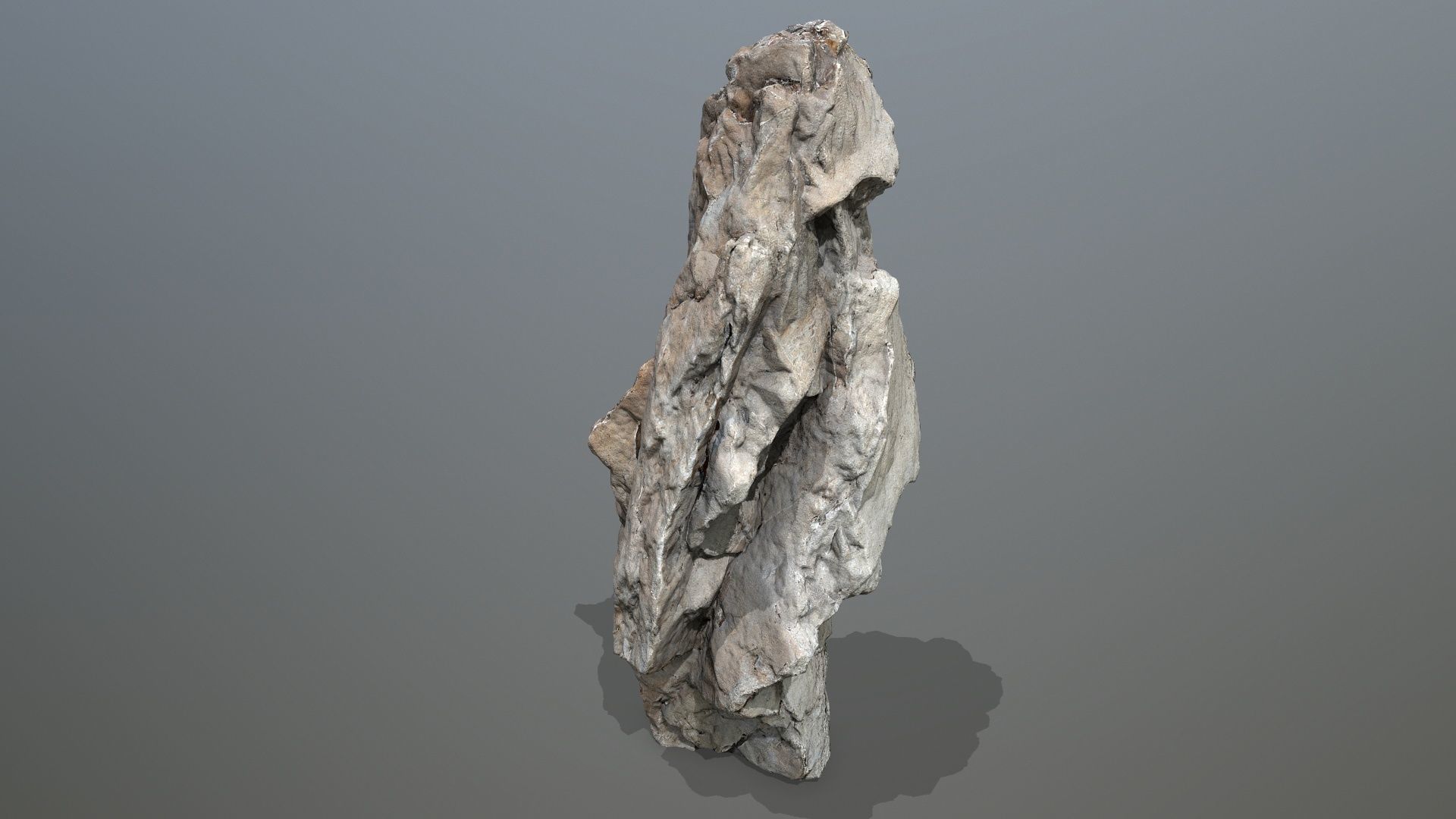 white rocks Low-poly 3D model_19