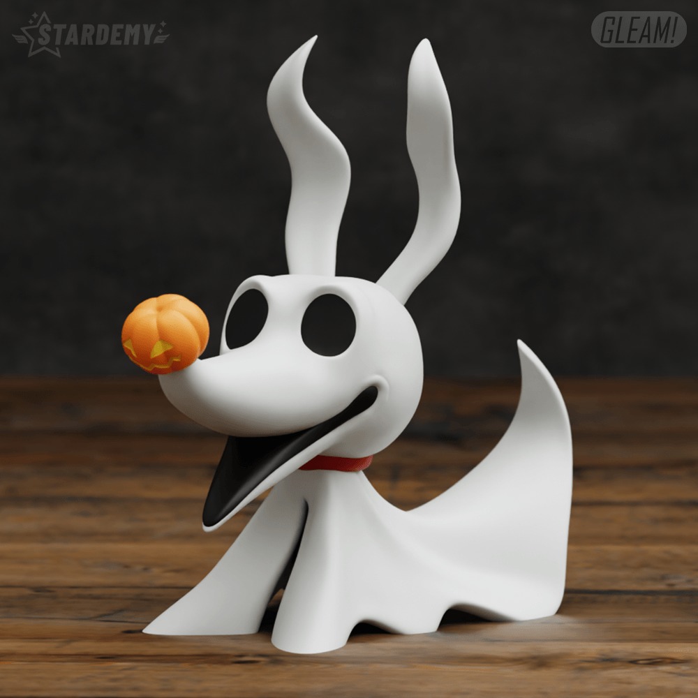 Zero Chibi Nightmare Before Christmas Ghost Dog Jack 3D print model_8