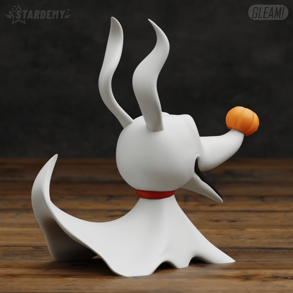 Zero Chibi Nightmare Before Christmas Ghost Dog Jack 3D print model_4