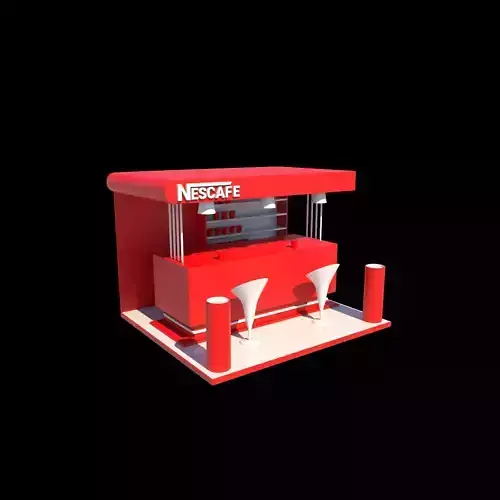 Nescafe Stall  3D model