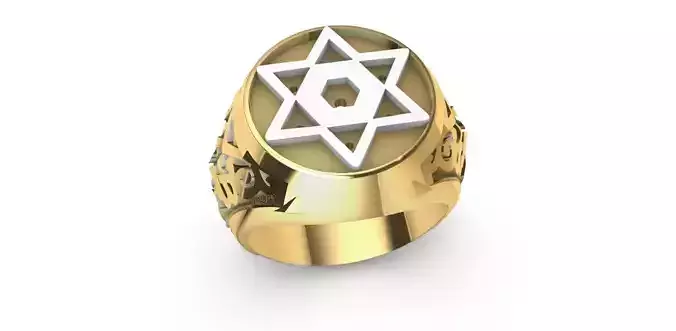 anillo estrella david