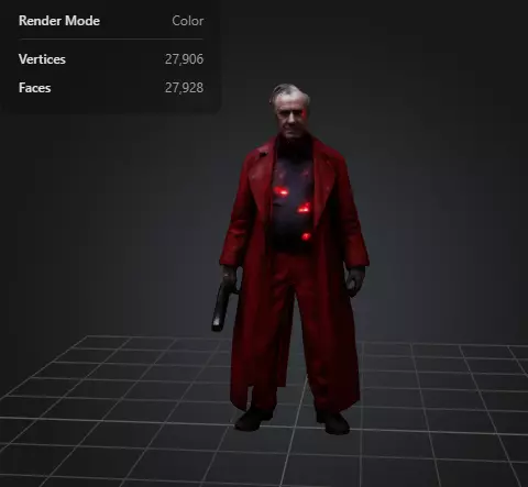 The red of a crumbling city a once-revered scientist 3D print model