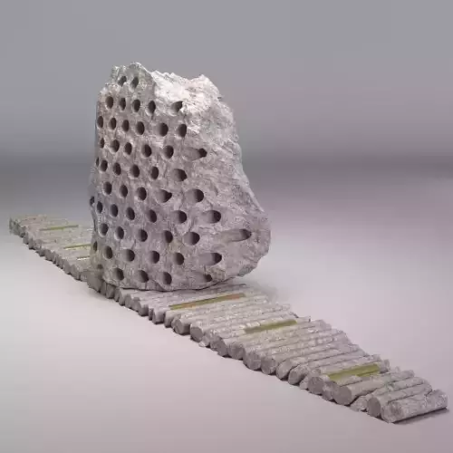 Stone Sculpture by Julian Charriere 