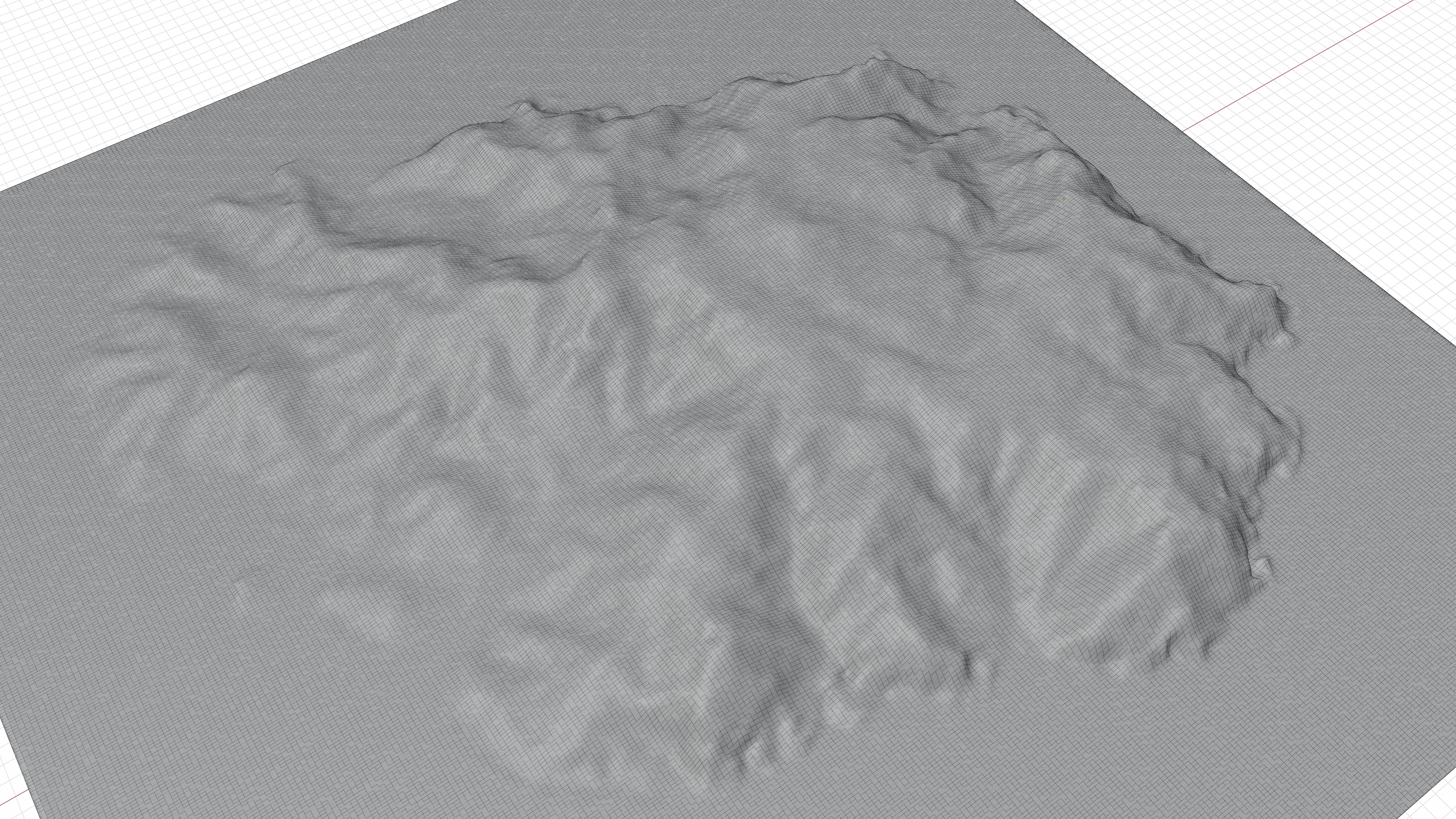 poliegos island 3d model terrain Low-poly 3D model_4