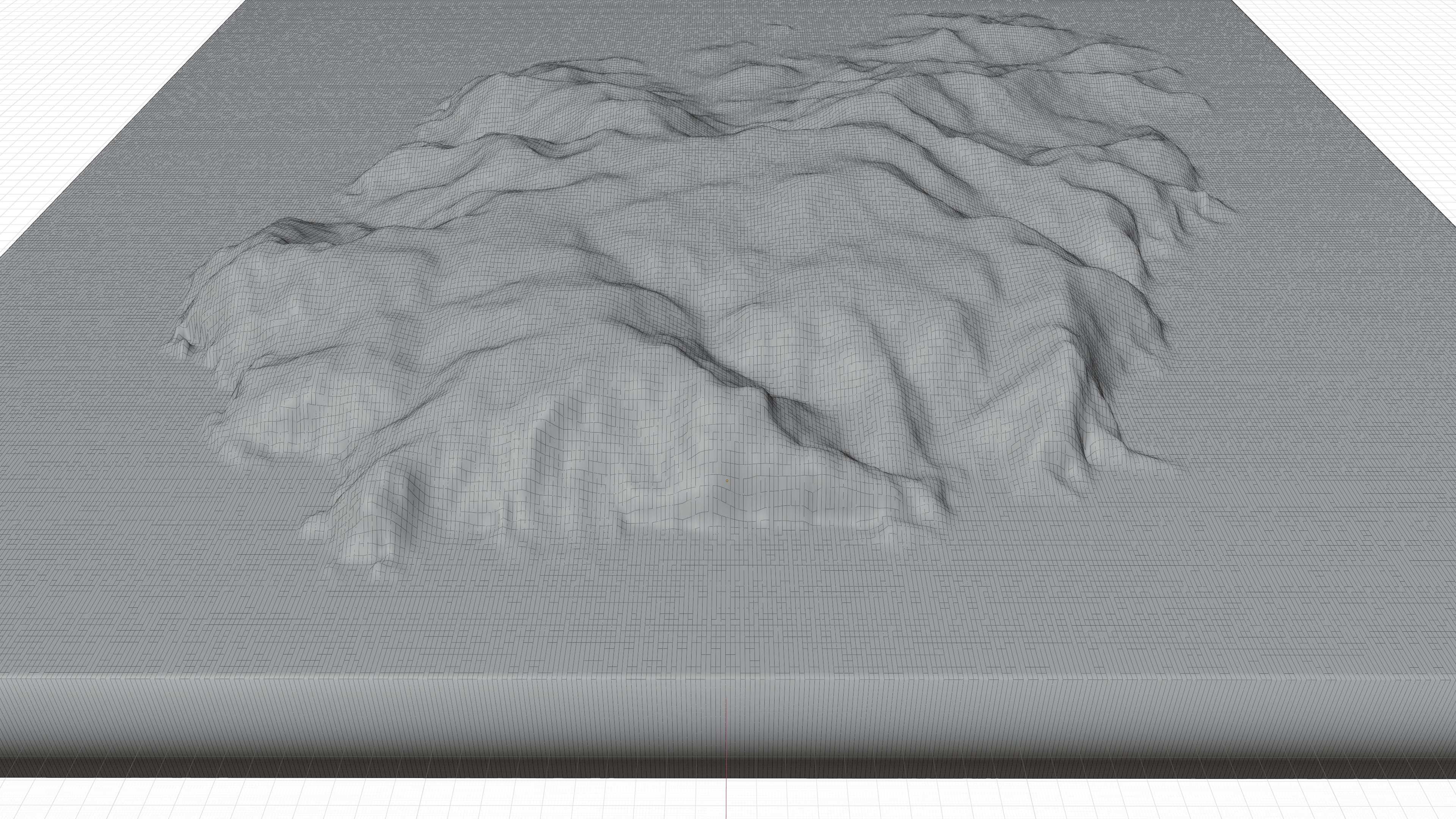 poliegos island 3d model terrain Low-poly 3D model_2