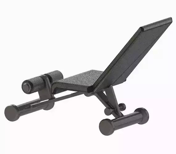 Foldable Gym Bench Press 3D print model