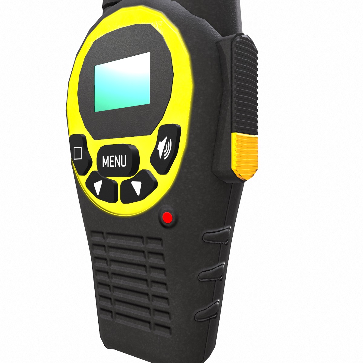 Walkie-Talkie Low-Poly Low-poly 3D model_5