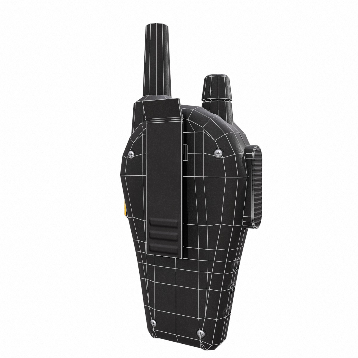 Walkie-Talkie Low-Poly Low-poly 3D model_7