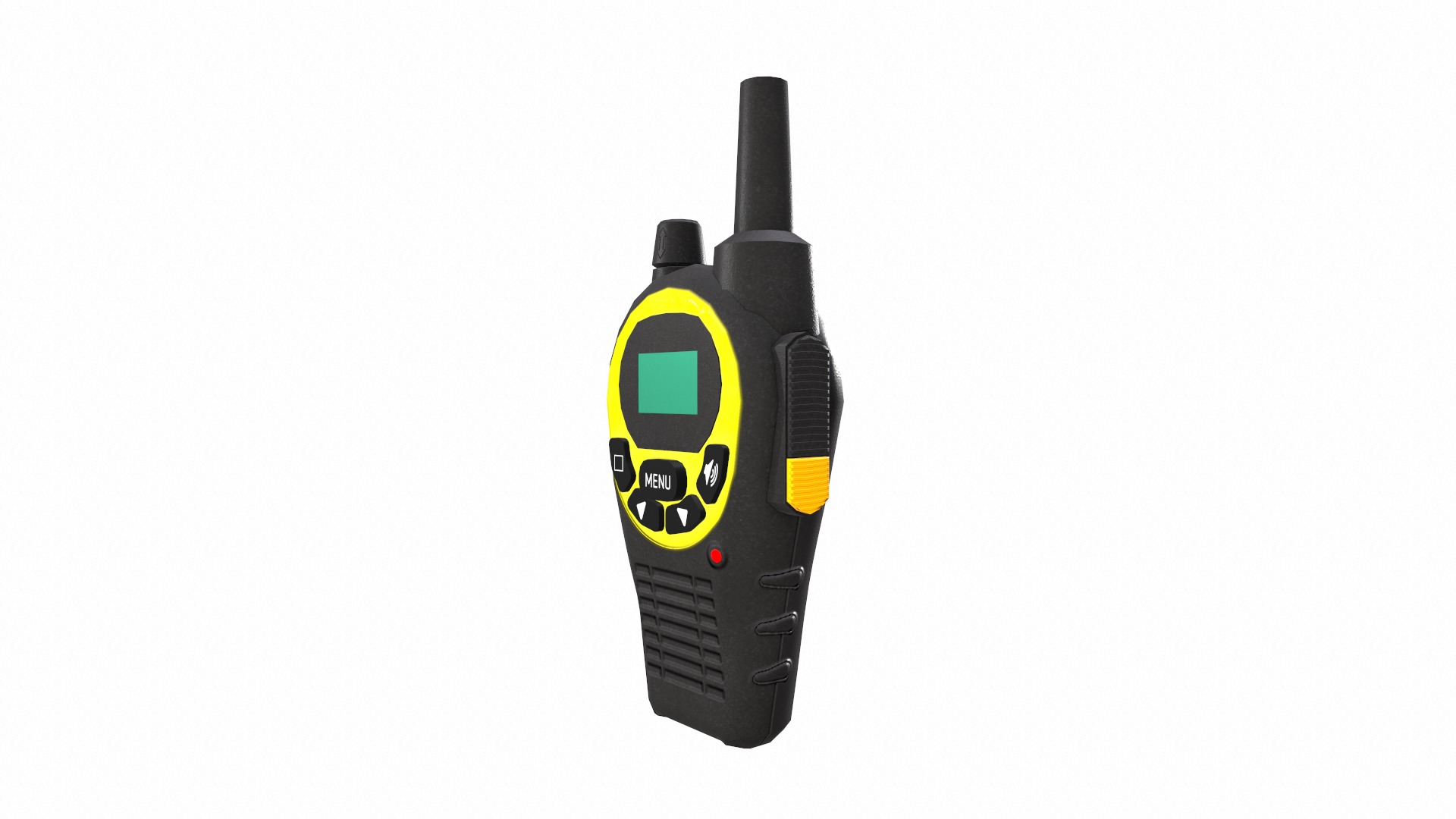 Walkie-Talkie Low-Poly Low-poly 3D model_13