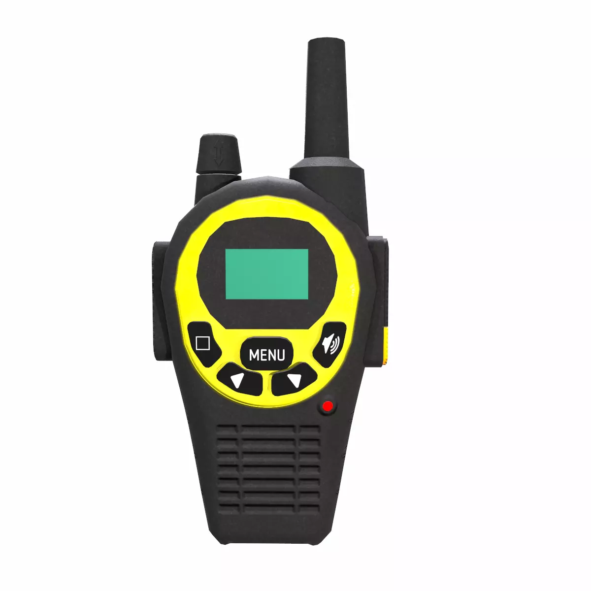 Walkie-Talkie Low-Poly Low-poly 3D model_0