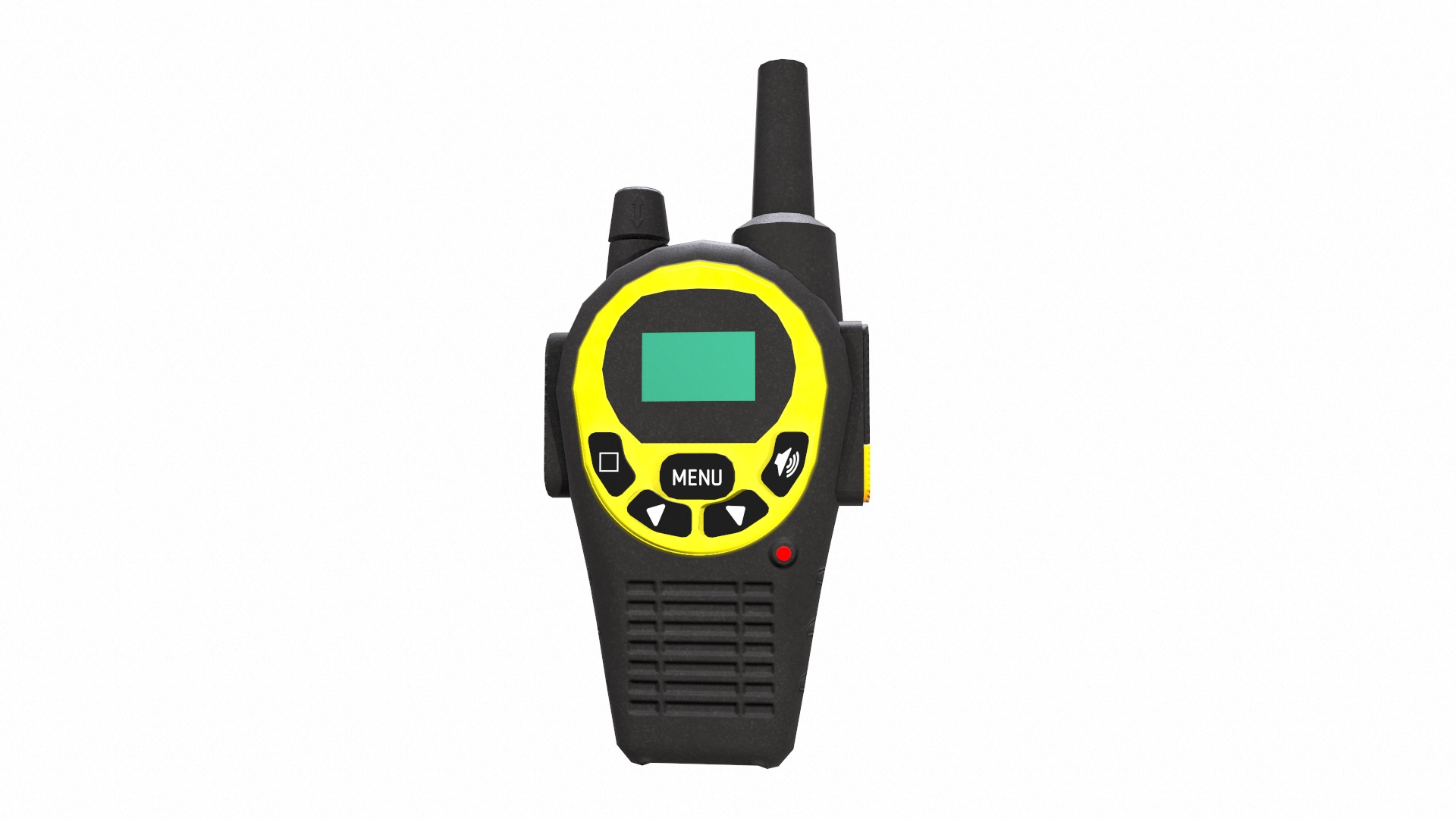 Walkie-Talkie Low-Poly Low-poly 3D model_9