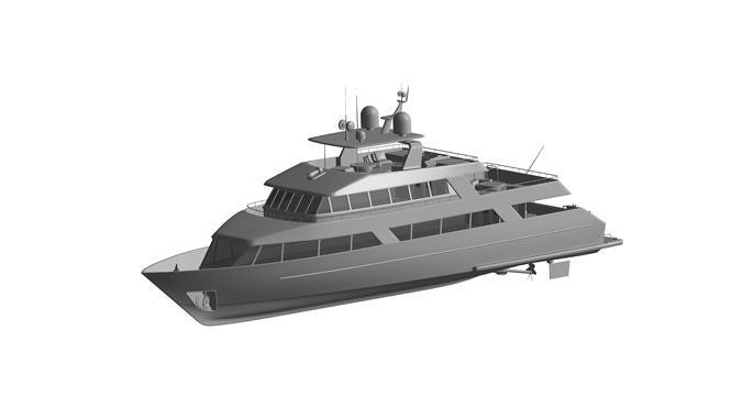 yacht 3D model