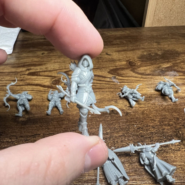  Elven Archer Brigade - Set of 5 3D print model_1