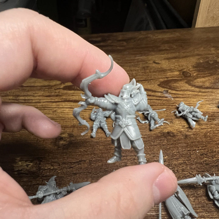  Elven Archer Brigade - Set of 5 3D print model_2