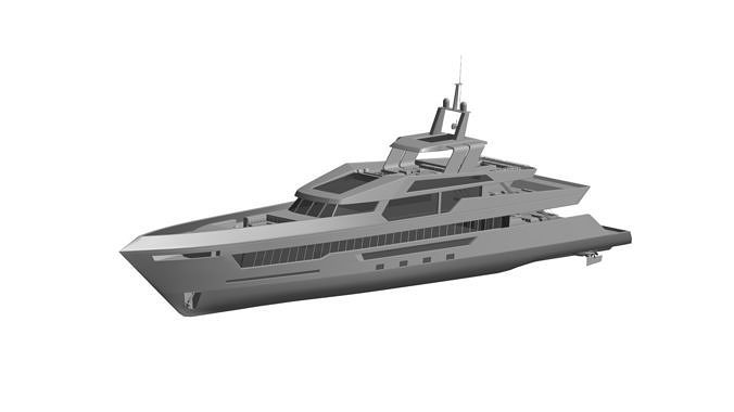 yacht 3D model