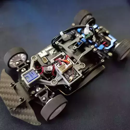 Support Receiver  Transponder  Cable Holder for 1-28 GLR RC Car