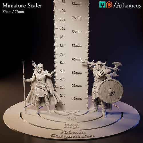 Universal Miniature Scaler - 32mm 75mm Free 3D print model