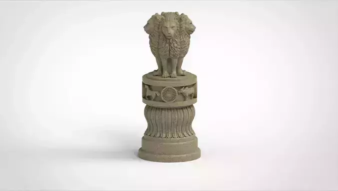 ashoka pillar 3dm printable  3D print model