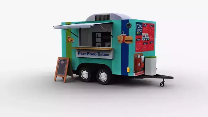Food Truck Lowpoly
