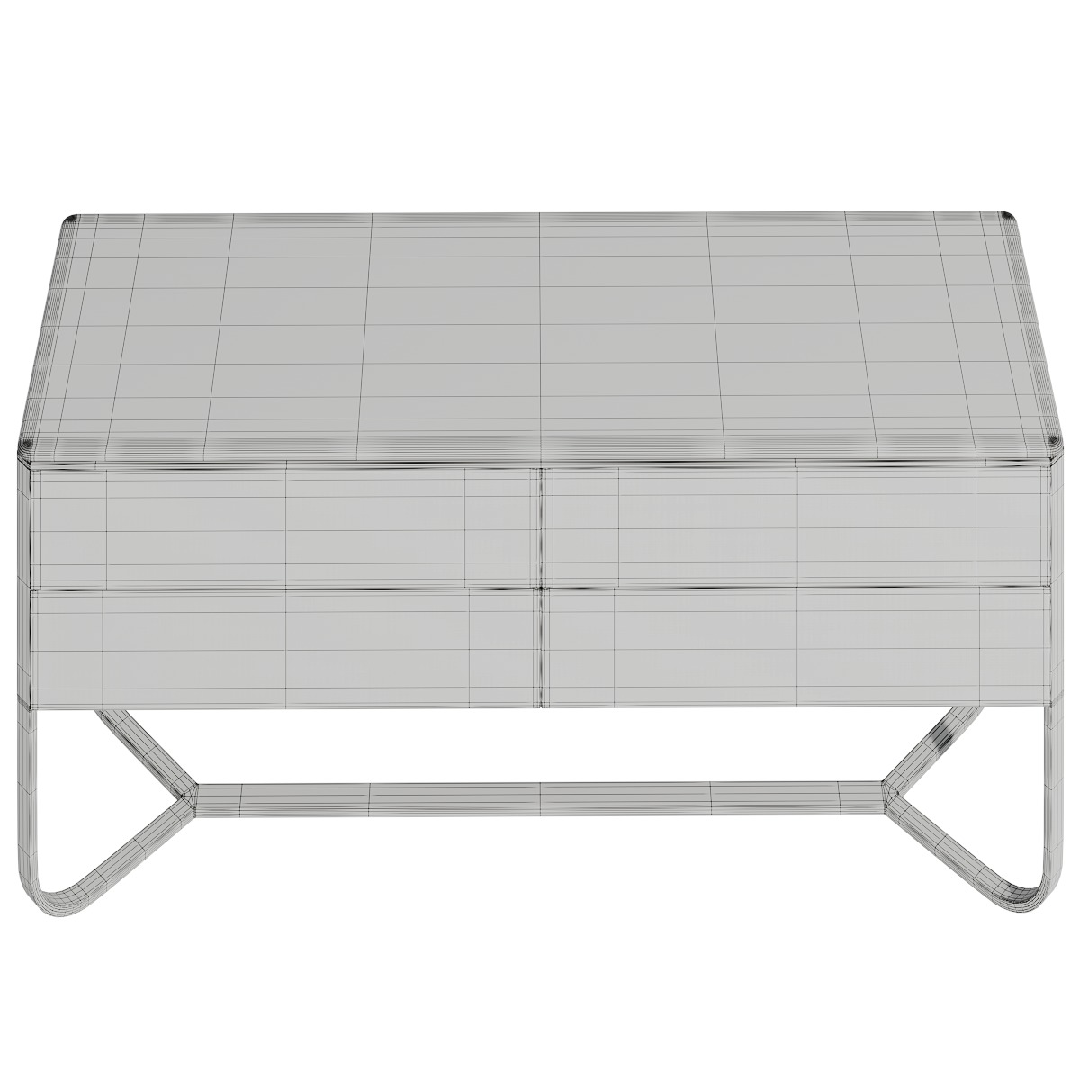 Soft Geometry Chest of Drawers 3D model_6