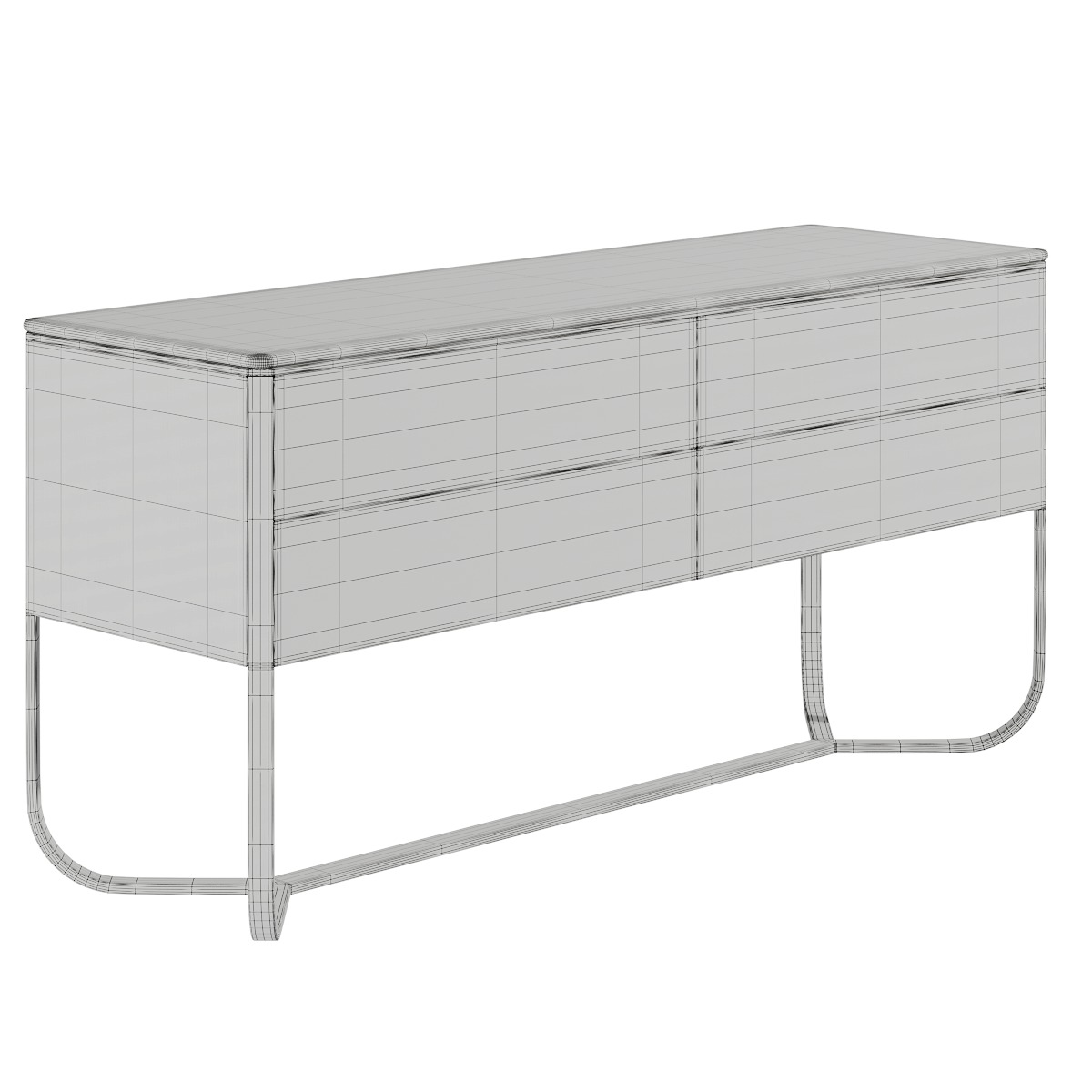 Soft Geometry Chest of Drawers 3D model_5