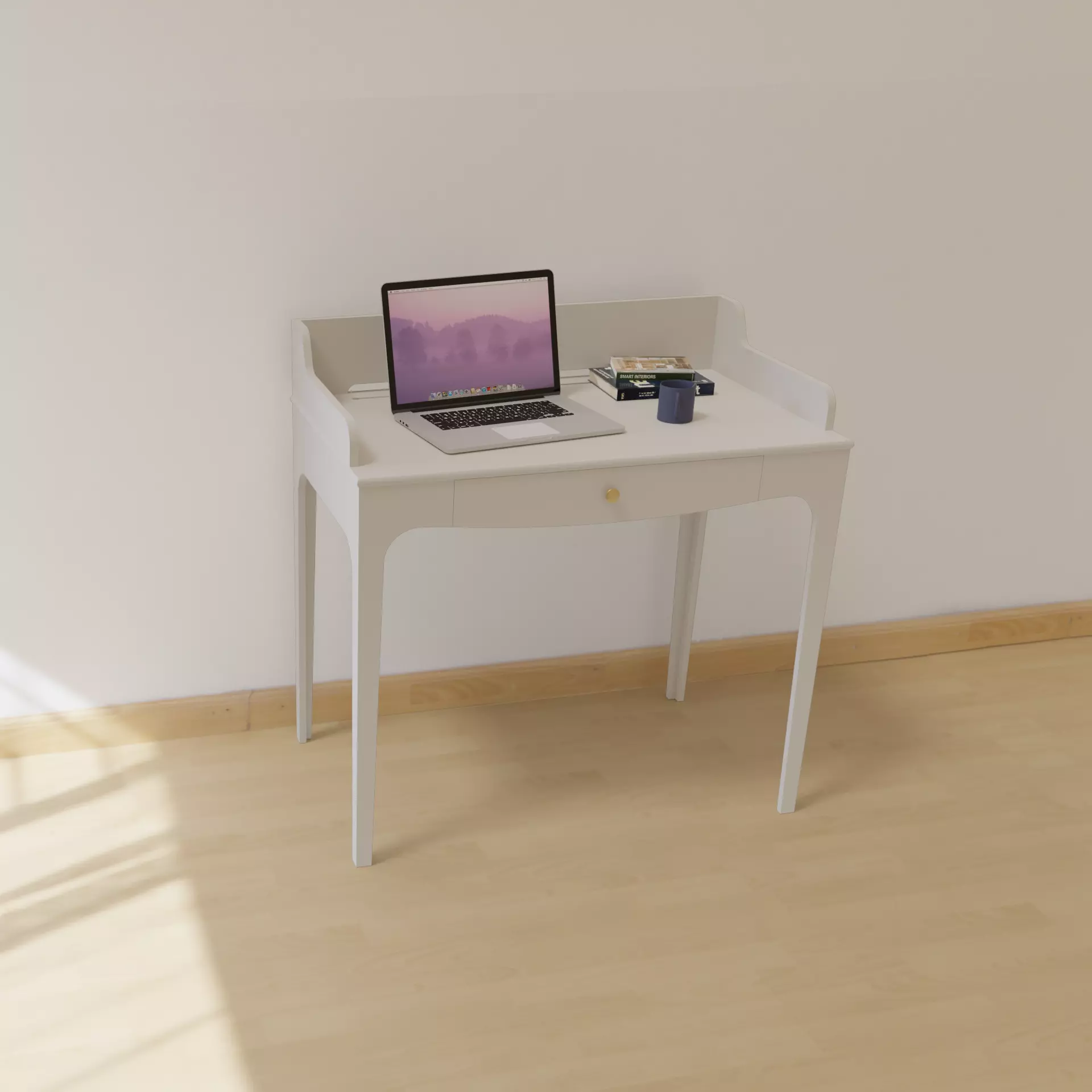Desk IKEA LOMMARP 3D model_0