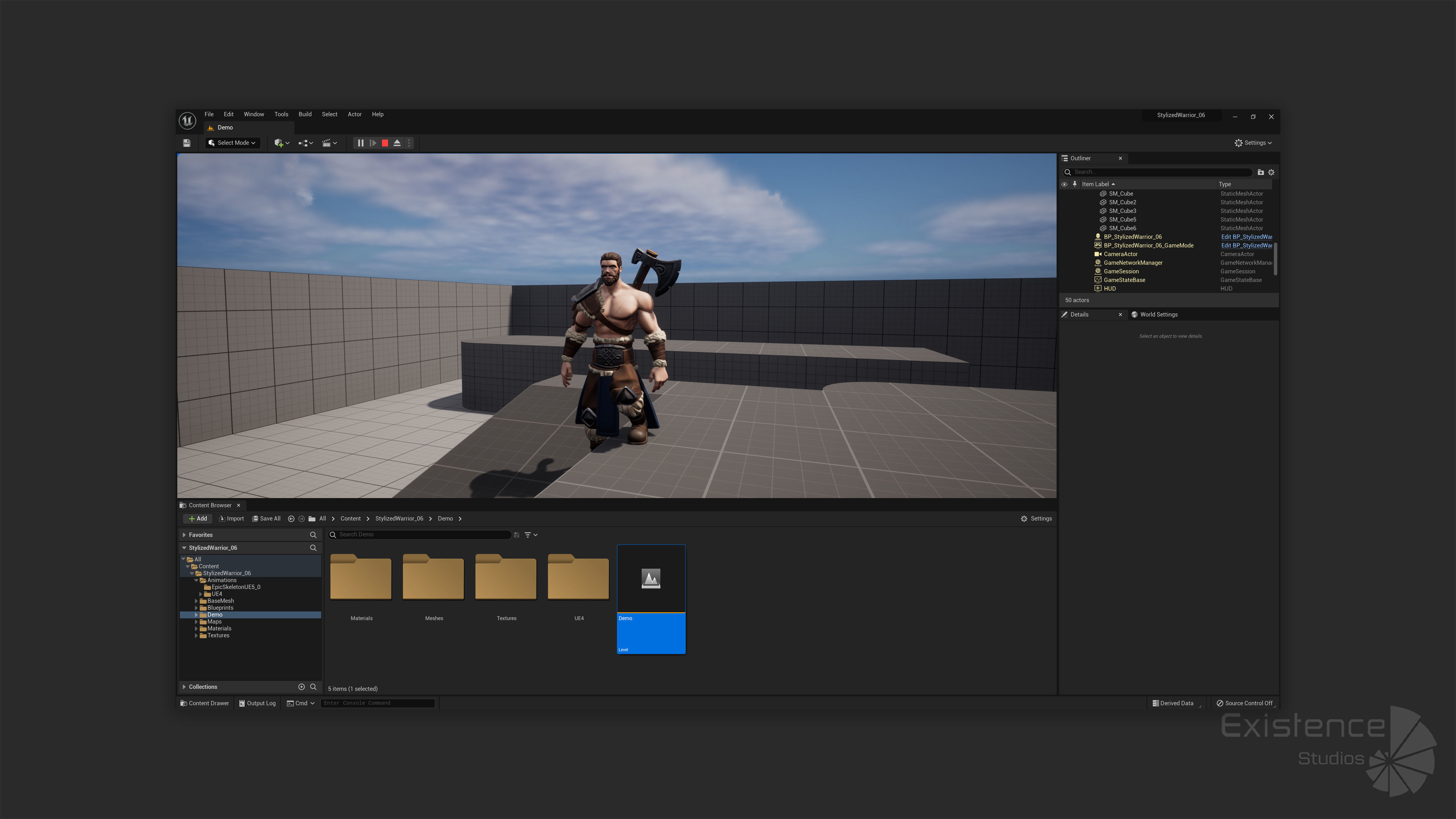 Stylized Warrior 06 - Magnus Male Fighter Fantasy - 55 Low-poly 3D model_21
