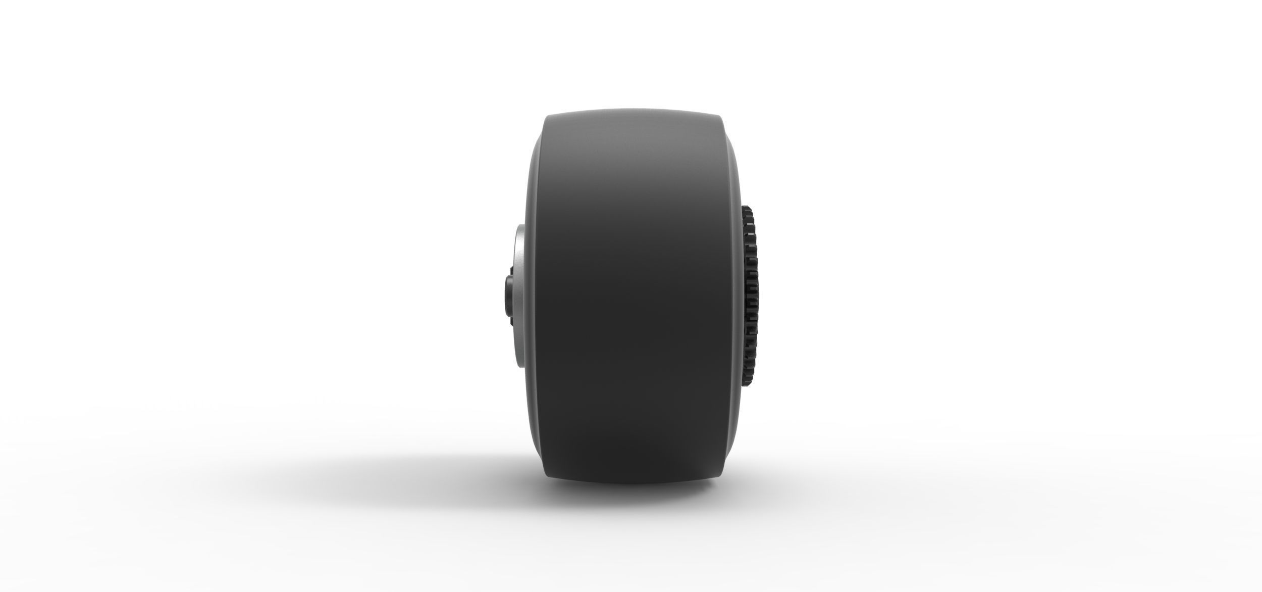 Rear wheel of Top fuel dragster motorcycle Scale 1 to 25 3D print model_3