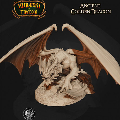 Golden Dragon 3D print model