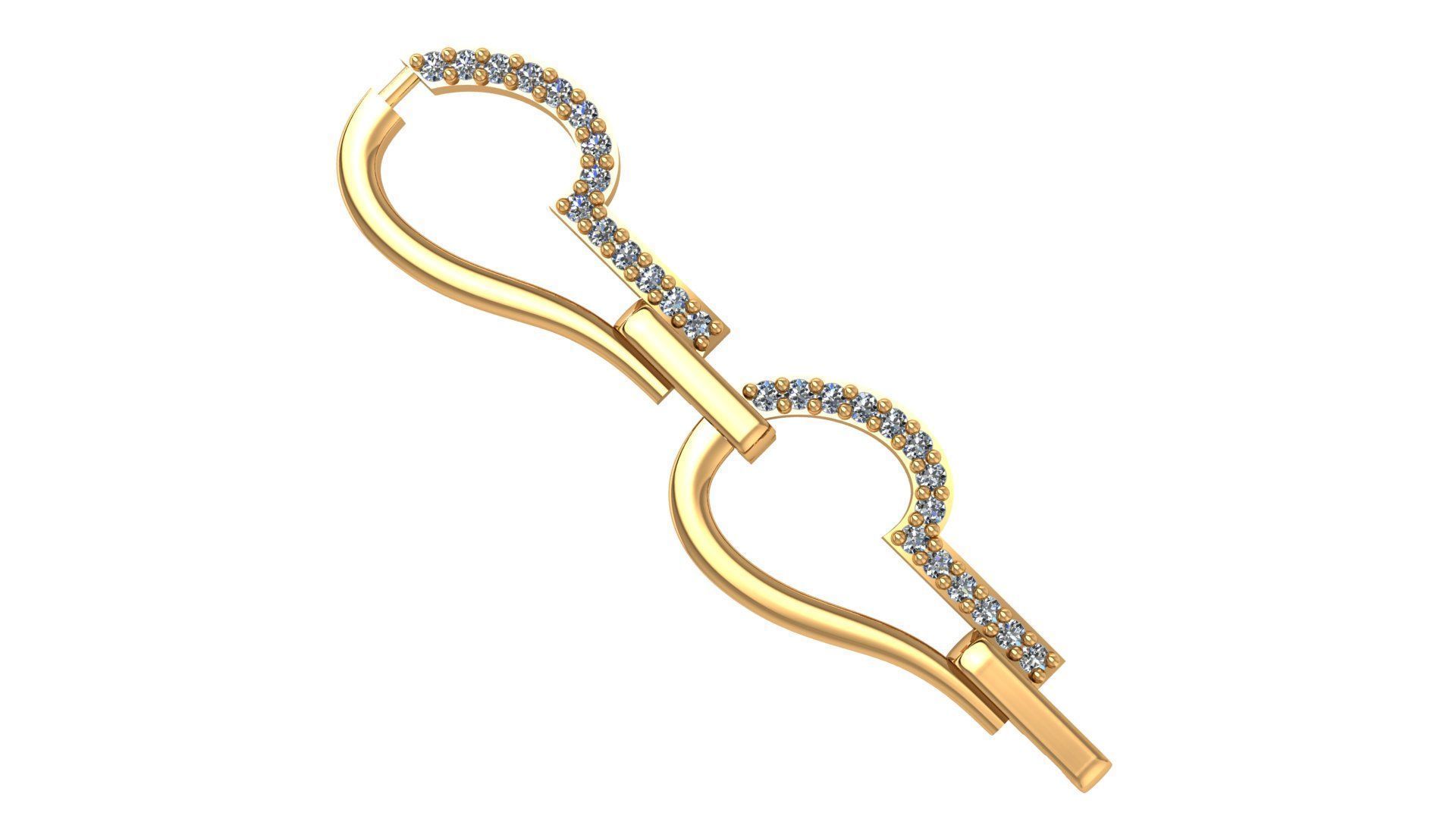 Necklace Bracelet Chain Link 3dm stl renders details 3D print model_1