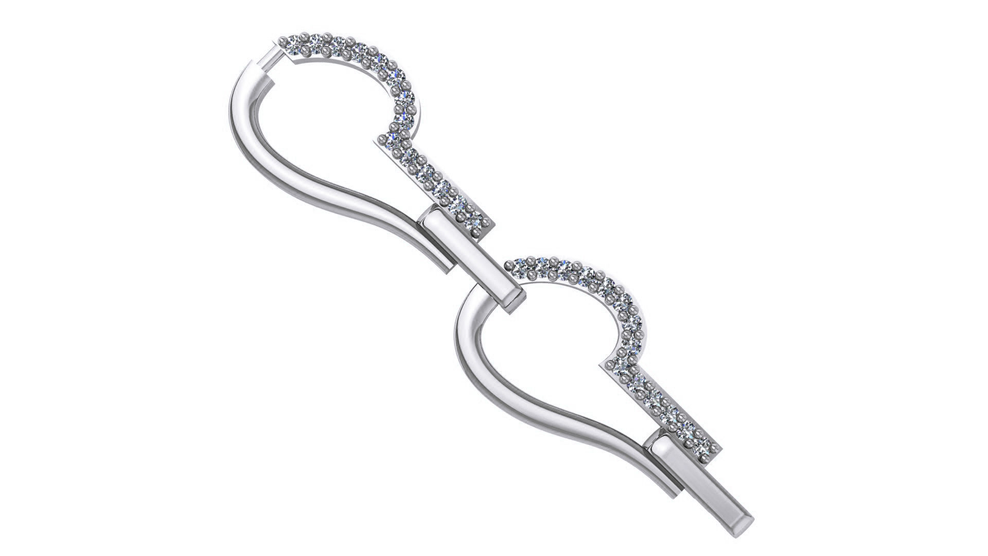 Necklace Bracelet Chain Link 3dm stl renders details 3D print model_2