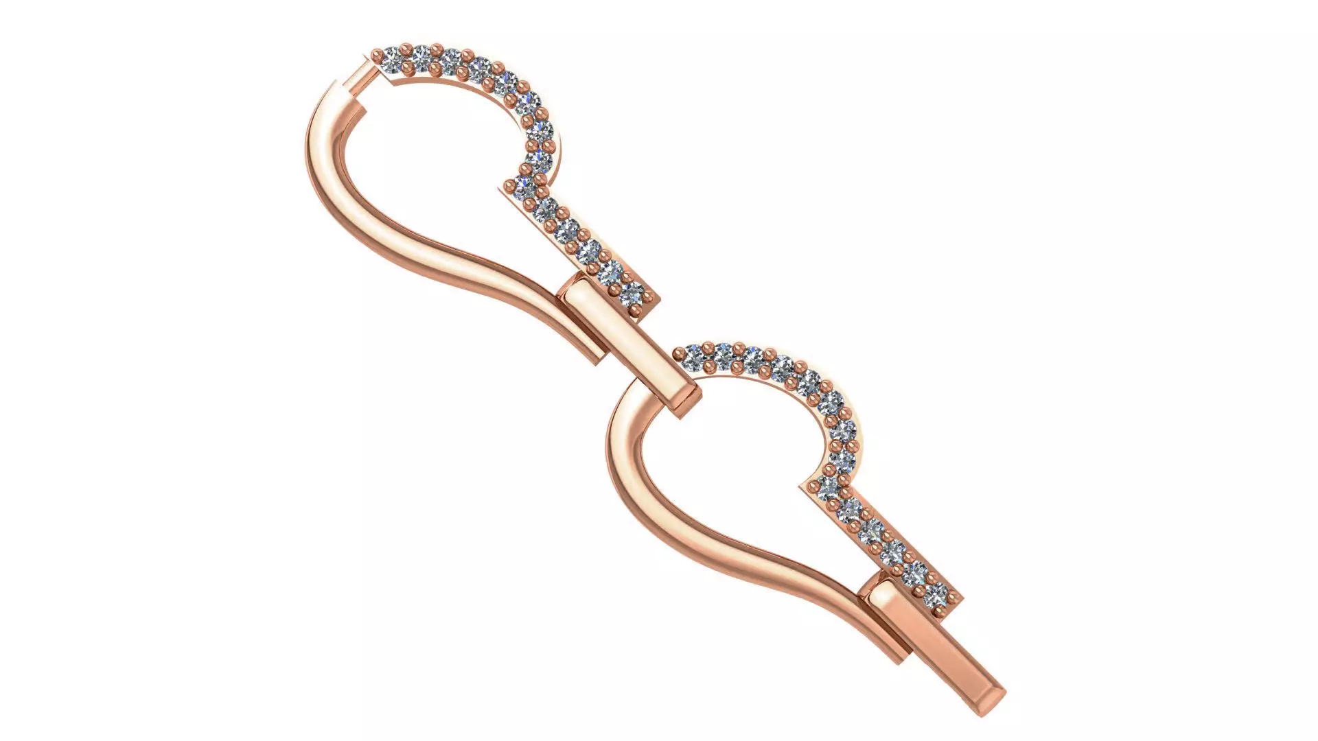 Necklace Bracelet Chain Link 3dm stl renders details 3D print model_0