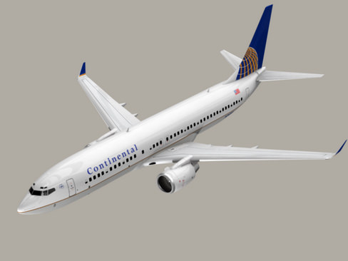 Boeing 737-800 Continental Airlines 3D model_6