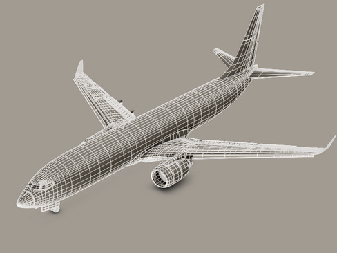 Boeing 737-800 Continental Airlines 3D model_14
