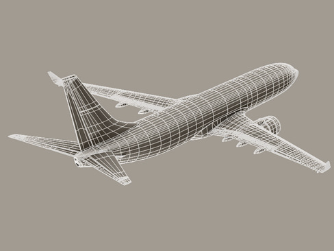 Boeing 737-800 Continental Airlines 3D model_15