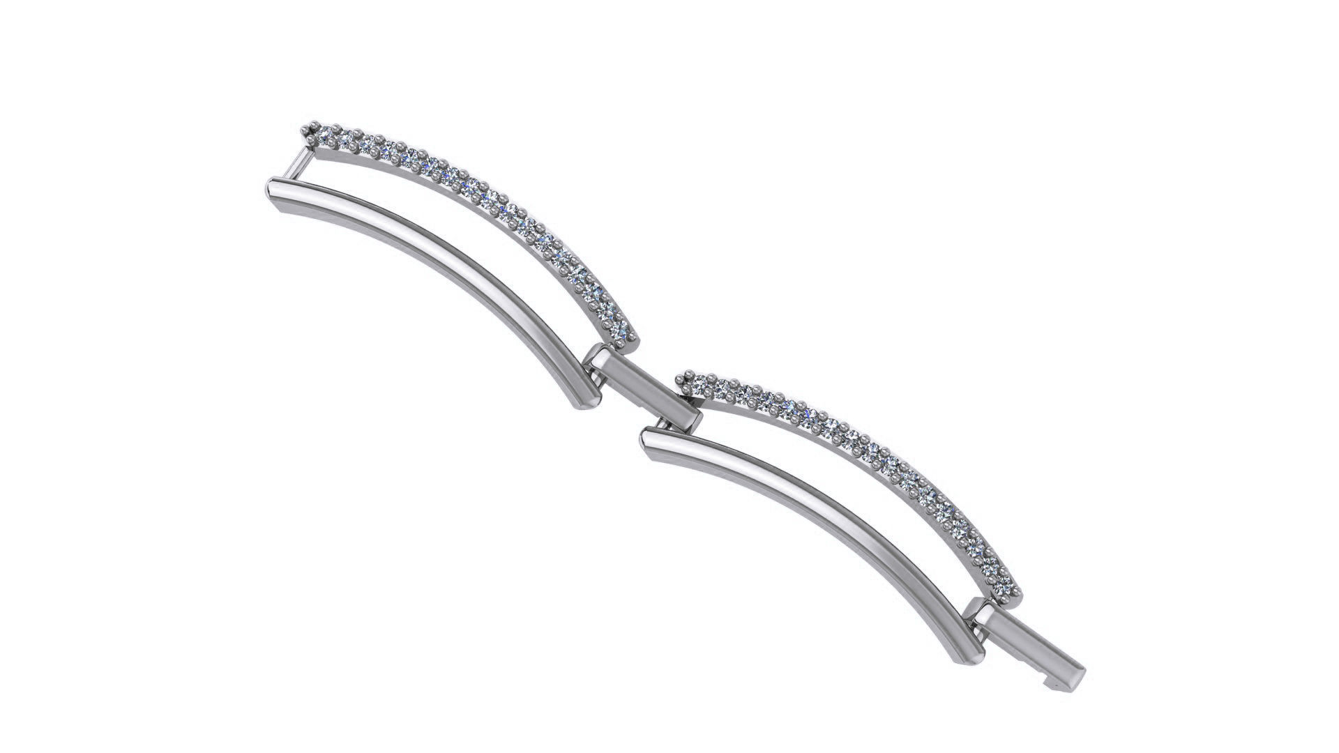 Necklace Bracelet Chain Link 3dm stl renders details 3D print model_2