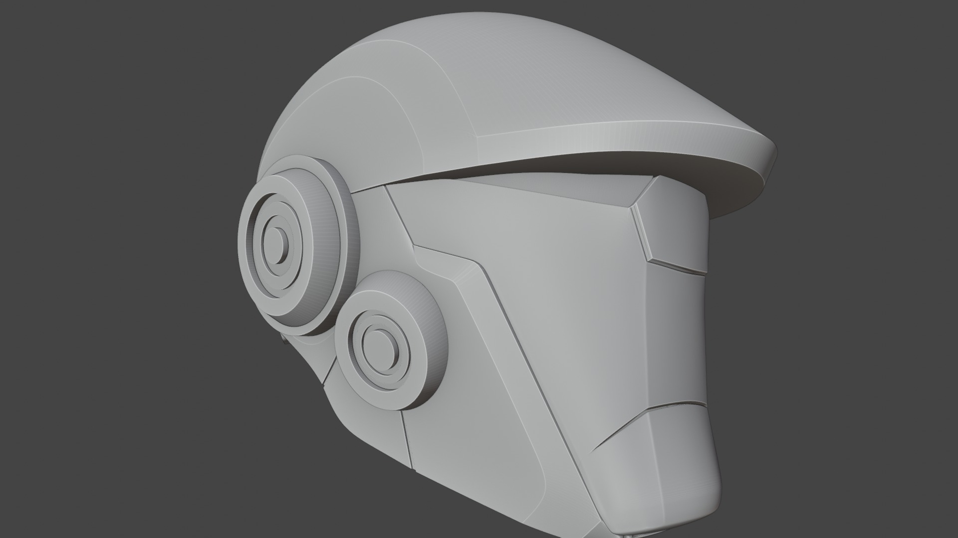Darak Helmet from Void Rivals - STL 3D print model_14