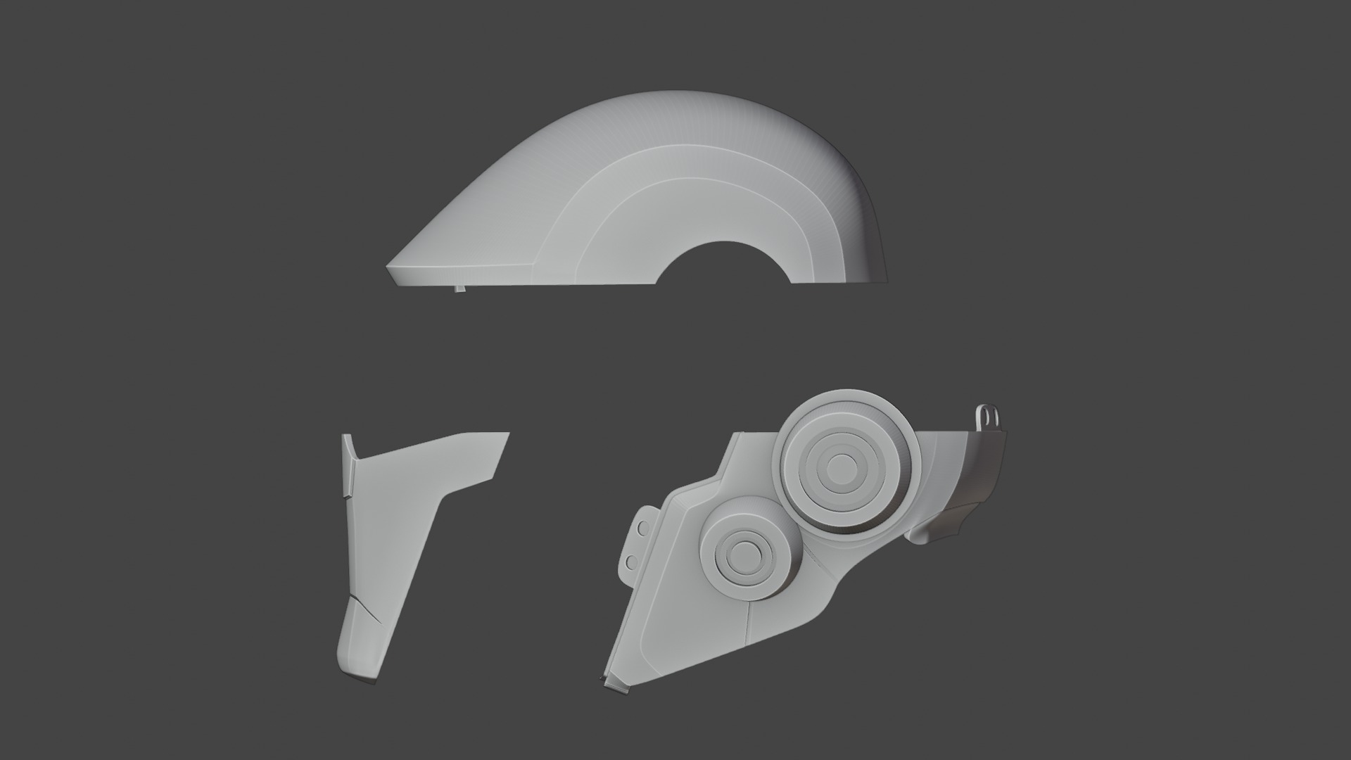 Darak Helmet from Void Rivals - STL 3D print model_10
