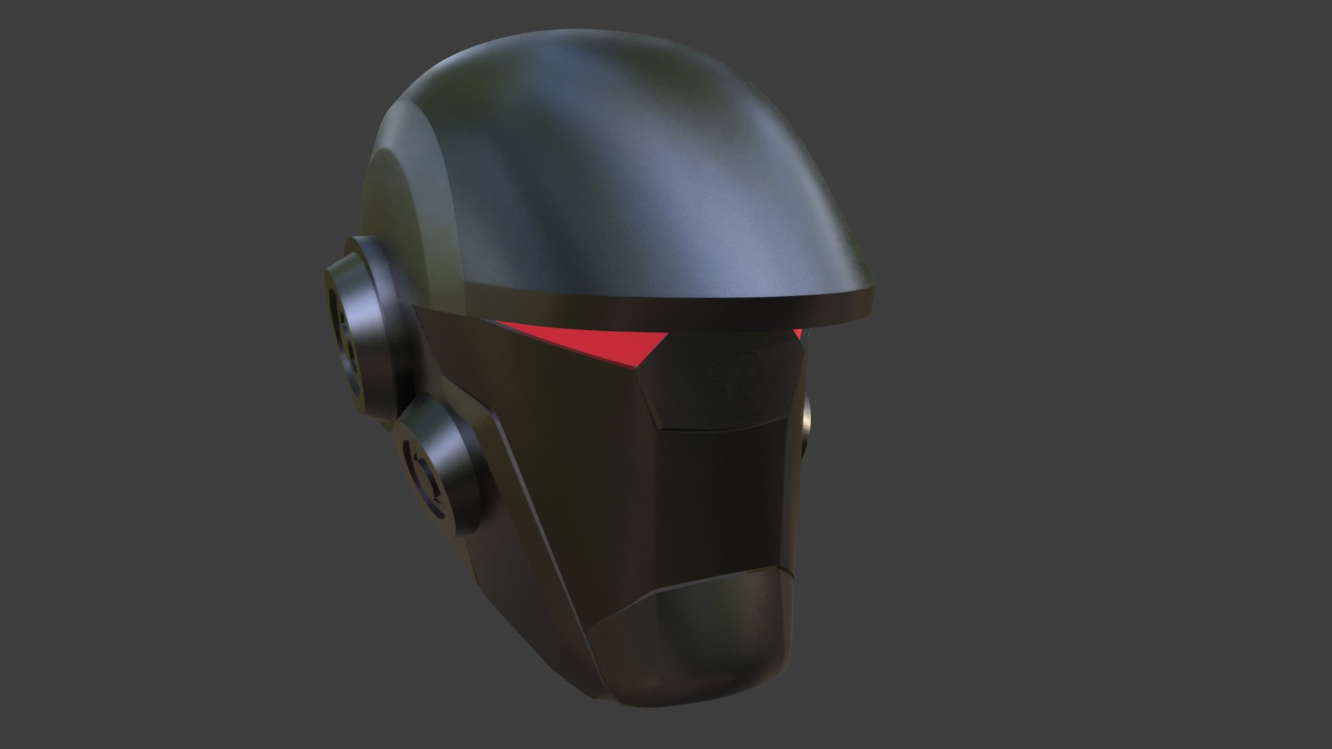 Darak Helmet from Void Rivals - STL 3D print model_1