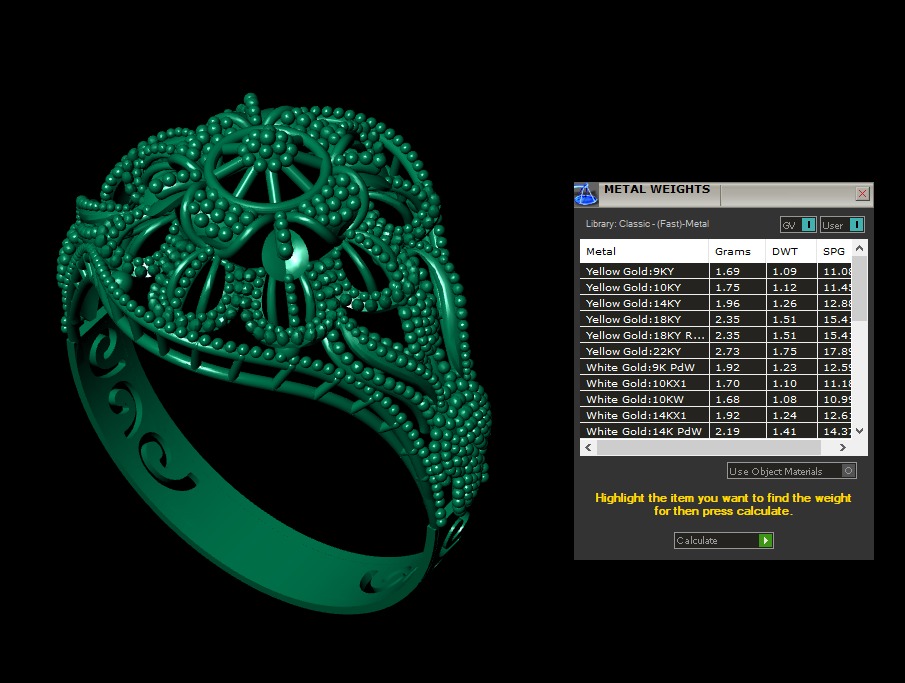 Gold Ring 15 3D print model_5