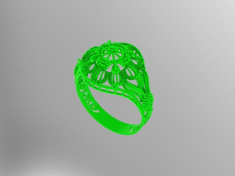 Gold Ring 15 3D print model_2