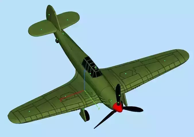 Hawker Hurricane 3D print model
