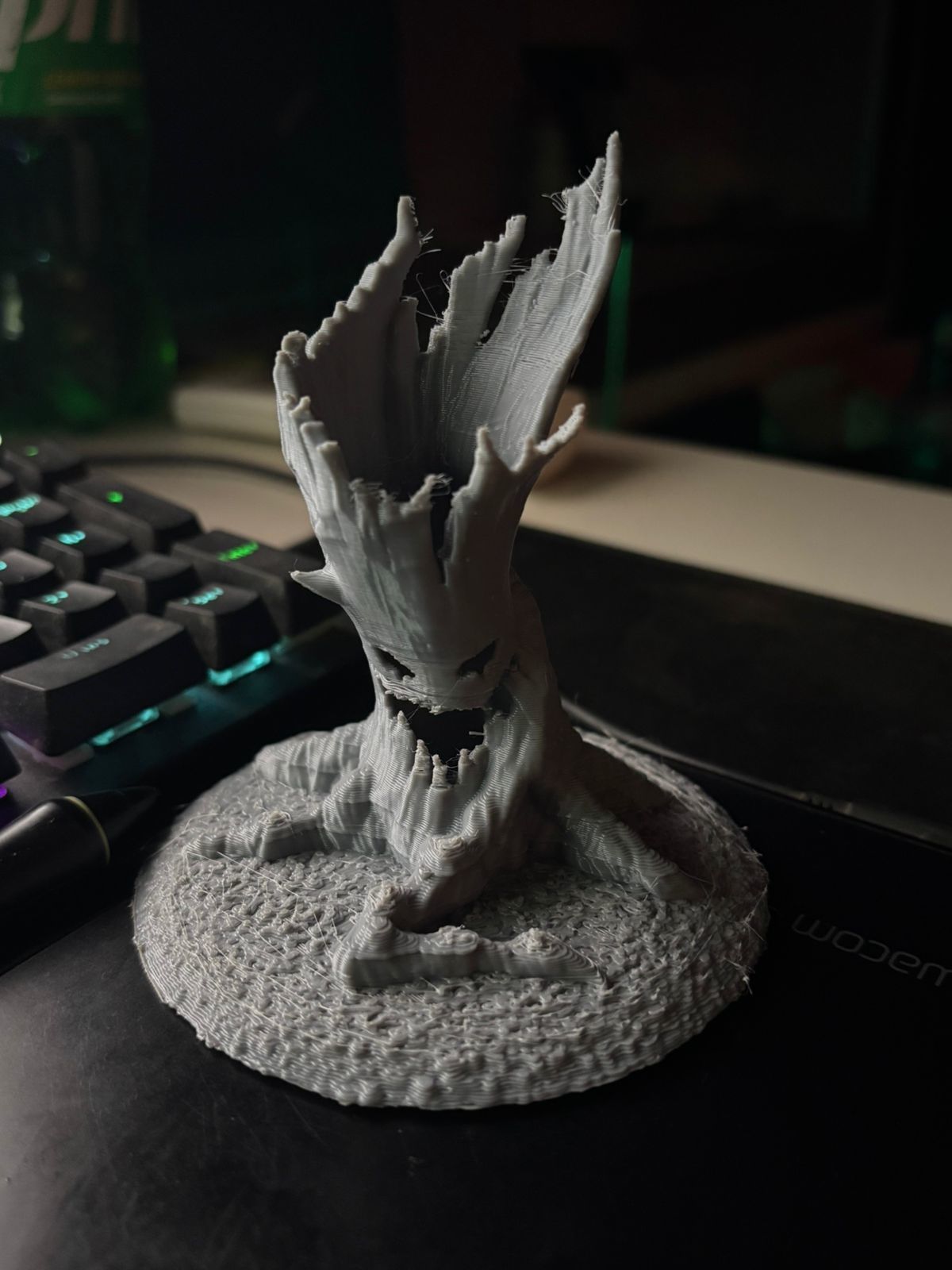 Evil Tree model-3D Printable Halloween Special Evil Tree model 3D print model_3