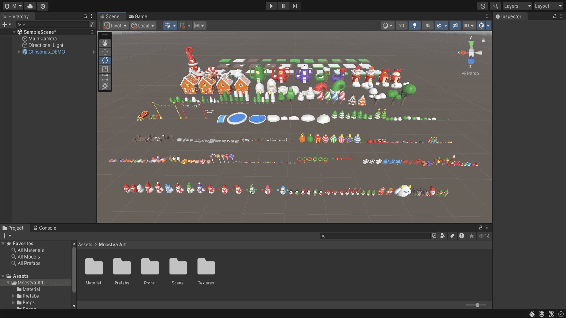 Cozy Cartoon Christmas 3D Asset Pack Low-poly 3D model_20