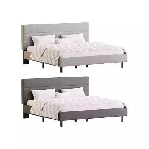 Twin Bed Frame 3D model