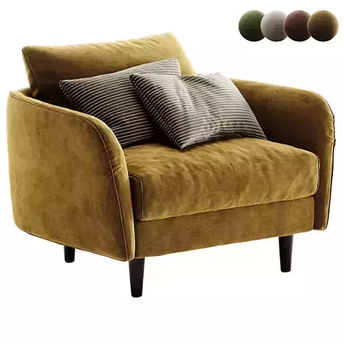 Sillon De Pana Acanalada Amy