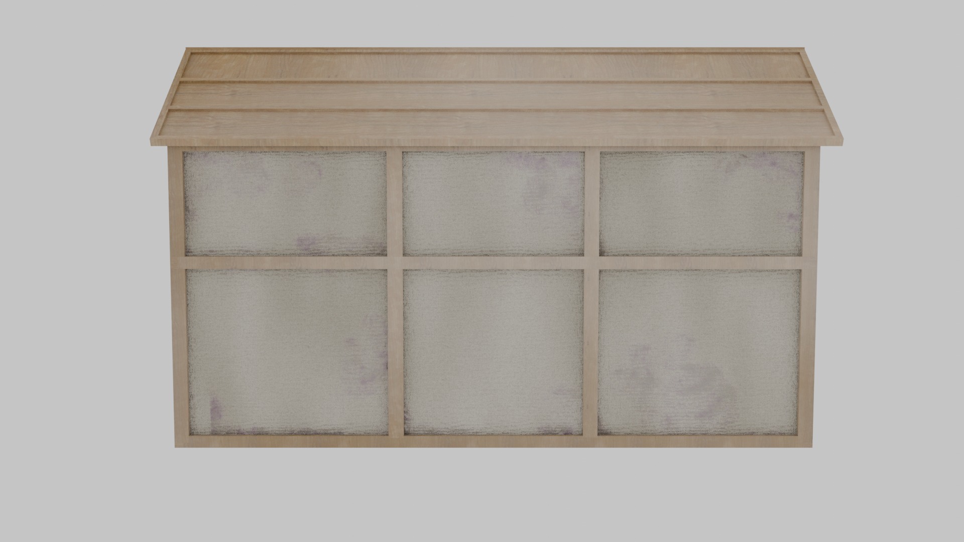 Old Japanese House 3D model_4